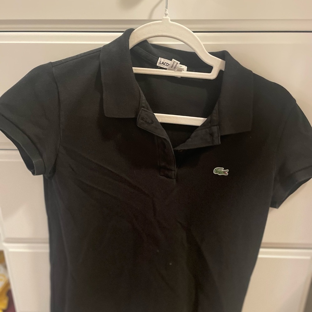 Black Lacoste Polo